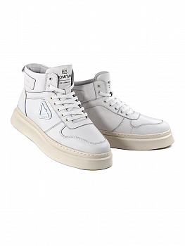 Кроссовки мужские зимние <34-208M бел/к>