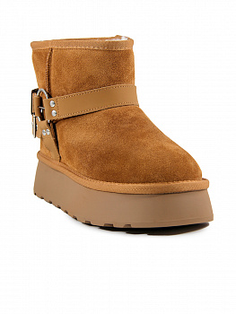 Угги женские зимние <LF80105-2 рыж/з>