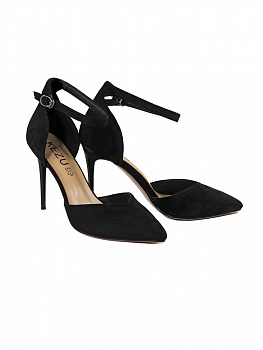 Босоножки женские <F1384-83710-6 чер/тек>