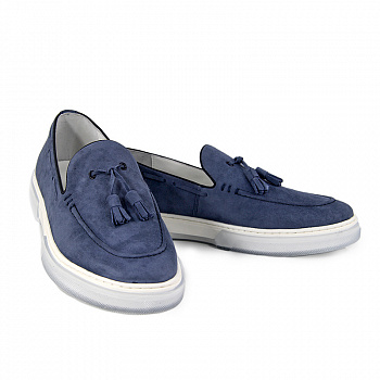 Лоферы мужские <341161BX-YP= син/з>