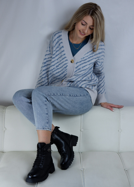 Ботинки женские зимние <NM1194-1 ч/к>