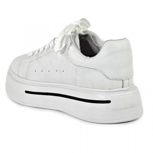 Кеды женские <K-YD-C19281-1= бел/к>