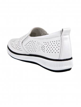 Слипоны женские лето <EH115-010 бел/к>