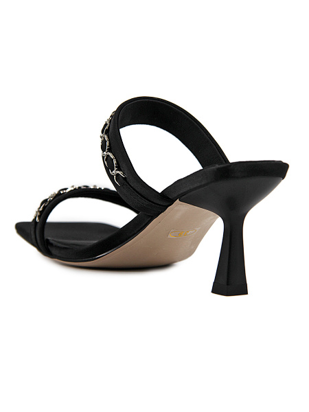 Сабо женские <L2151-16-H черный/т>