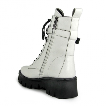 Ботинки женские зимние <X65PM-H407-1= бел/к>