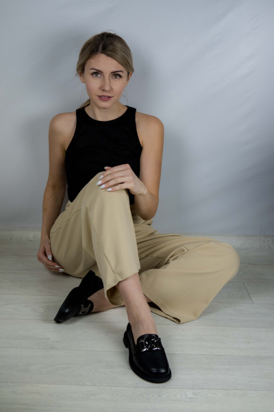 Лоферы женские <PW2425-82703-1= черный/к>