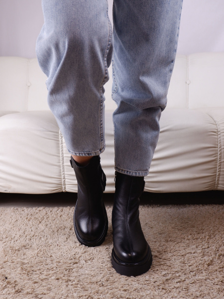 Ботинки женские зимние <SHD2821-1 ч/к>