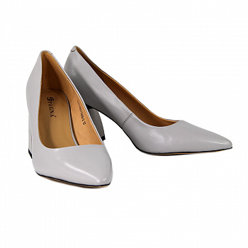Туфли женские <K-P-L1027-B3655-2= серы/к>