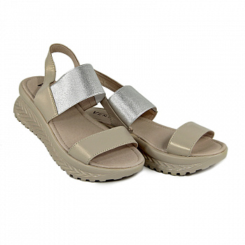 Сандалии женские <ZN012Y-3 беж/к>