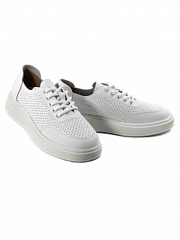 Полуботинки женские лето <JE419-010 бел/к>