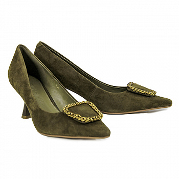 Туфли женские <CE105-600-2(6P)= зел/з>