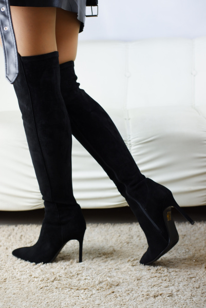 Ботфорты женские демис <B1430-07B-R019C ч/з>