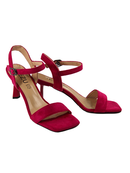 Босоножки женские <F1729-86636-6 фуксия/тек>