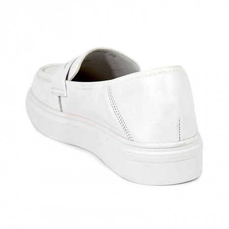 Слипоны женские лето <21882-B= белый/к>