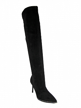 Ботфорты женские демис <DAQ8831-7-1 ч/тек>