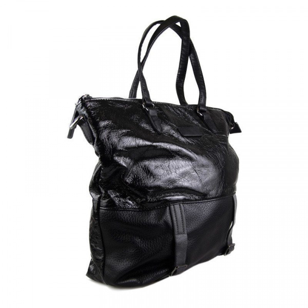 Сумка женская  [H6432 ч/иск лак к]