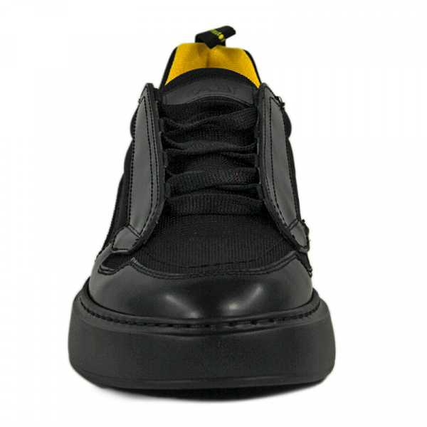 Кеды мужские демис <FU0714B= черный/к+т>