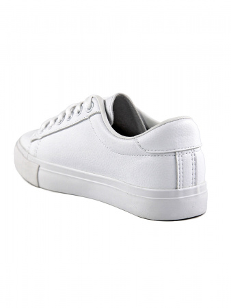 Кеды женские лето <6923 бел+сере/эко к>