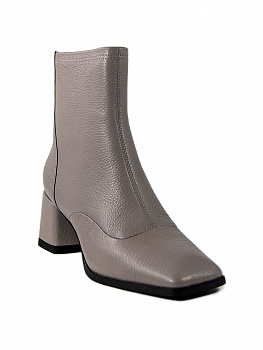 Ботильоны женские демис <TY1306-0615-1 темно-беж/к>