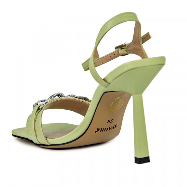 Босоножки женские <L-C619-K2843-3= зел/эко к>