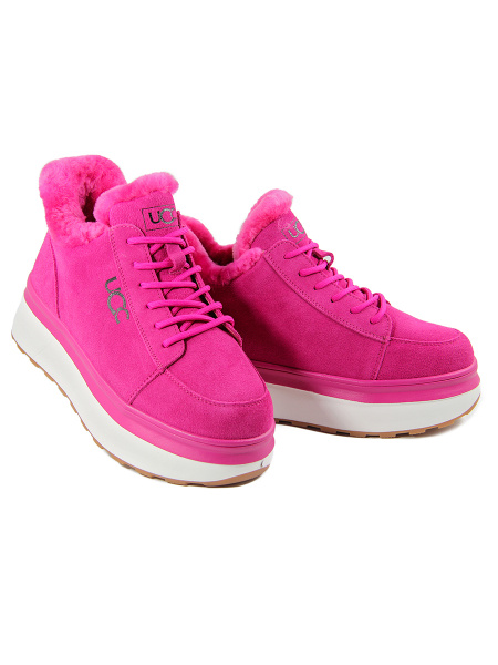 Кроссовки женские зимние <618-243 фуксия/з>