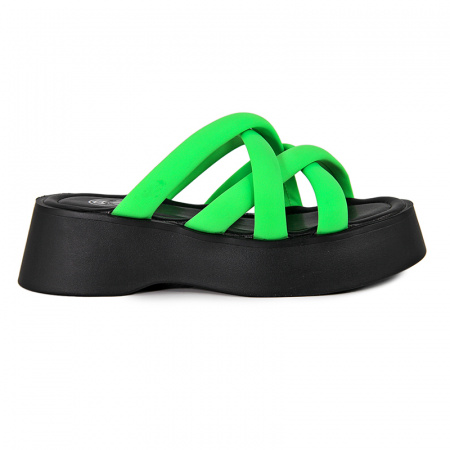 Сабо женские <AS6256-3= зеленый/к>