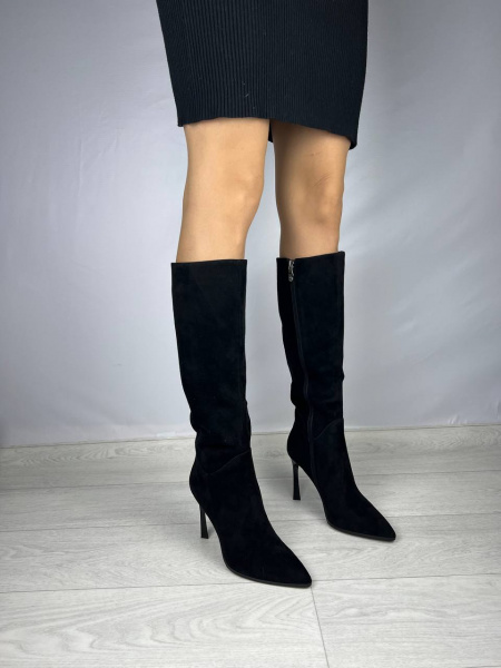 Сапоги женские демис <W222-PR-02-A-R= ч/з>