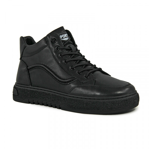 Кроссовки мужские зимние <02-A6017-4-1-A= ч/к>