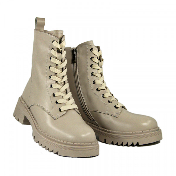 Ботинки женские зимние <PAK2810-D18-1YM= беж/к>