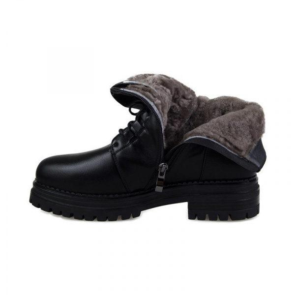 Ботинки женские зимние <N122-394ZM (M) ч/эко к>