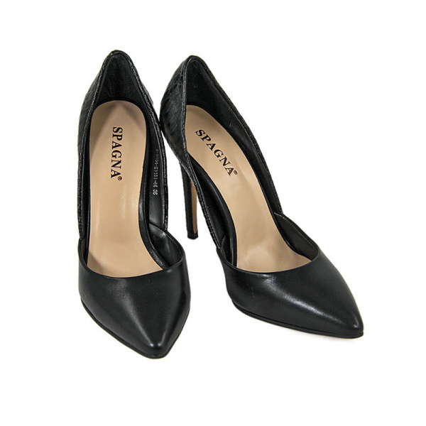 Туфли женские <P-D594-S1181-44 чер/эко к>