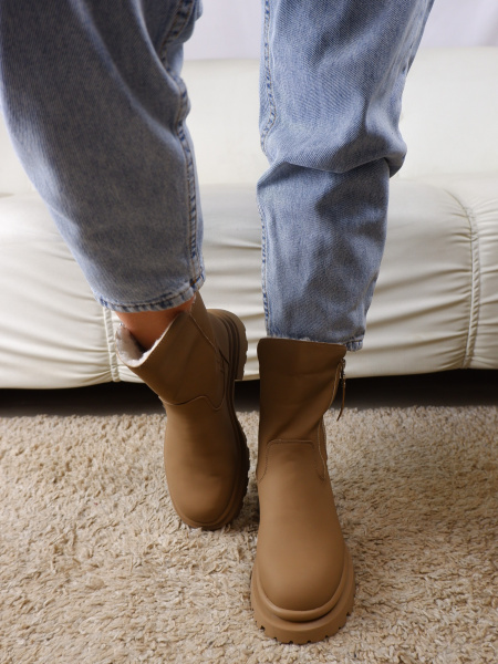 Ботинки женские зимние <AS7233-2= кор/эко к>