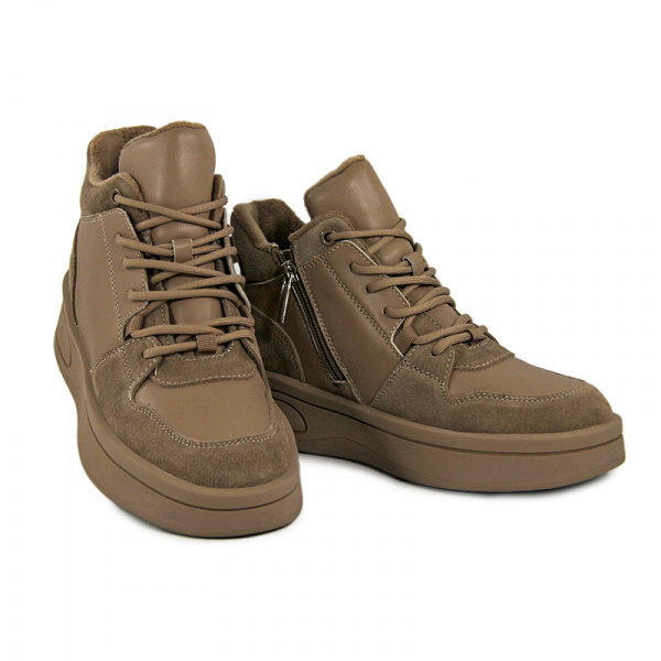 Кроссовки женские демис <K-R-8A095-29-162X=тем-беж>