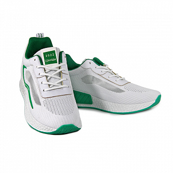 Кроссовки женские <AM002-013= бел+зел/тек>