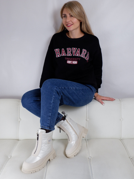 Дутыши женские зимние <ZMW616552BEPM беж/эко+тек>