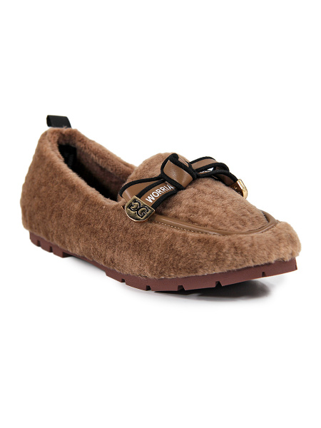 Мокасины женские зимние <Y8858-7= кор/тек>