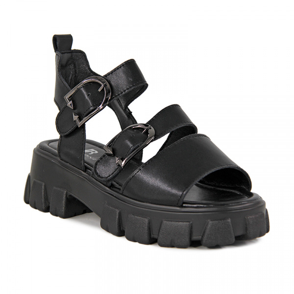 Сандалии женские лето <E7YD3-2= черный/к>