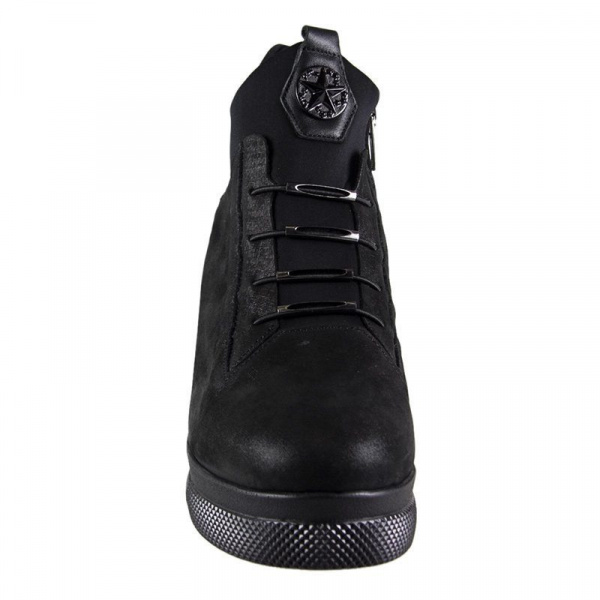 Сникерсы женские демис <P022203 чер/з>