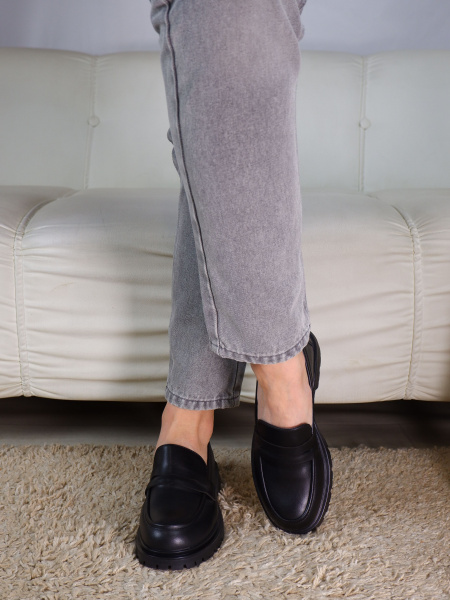 Лоферы женские <JE260-010= ч/к>