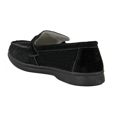 Лоферы женские <PS22133 чер/з>