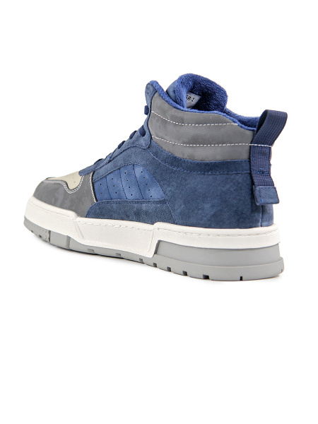 Кроссовки мужские демис <ZS2445R-1 син+серы/з+к>