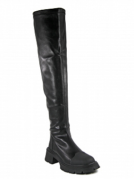 Сапоги женские зимние <QM358-1 ч/эко к>