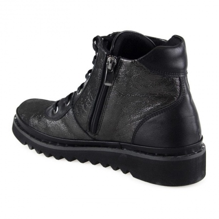 Ботинки женские демис <G177502 сереб/з+к>