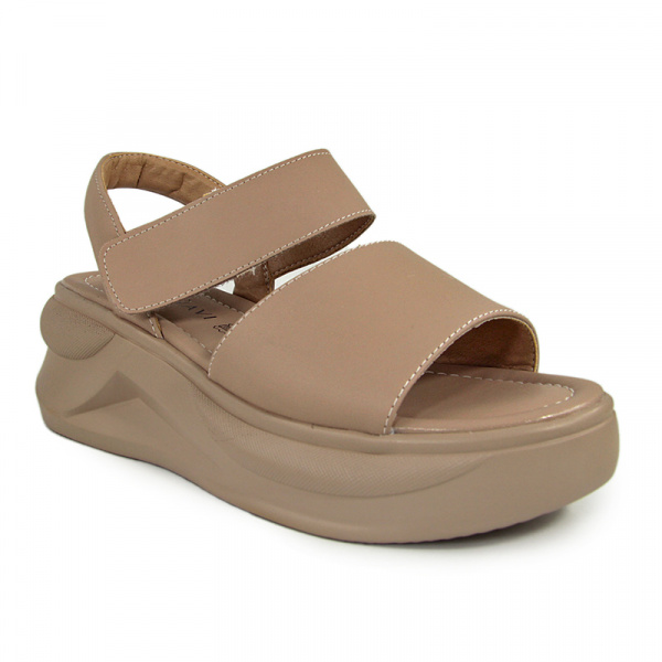 Сандалии женские <12W26-30-115= тем-беж/к>