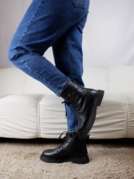 Ботинки женские зимние <P95-616M/65NP/8= ч/к>