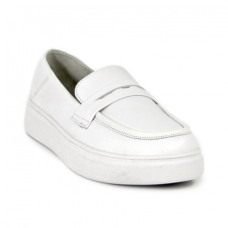 Слипоны женские лето <21882-B= белый/к>