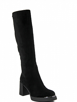 Сапоги женские зимние <ZM-LF90242-1 ч/з>