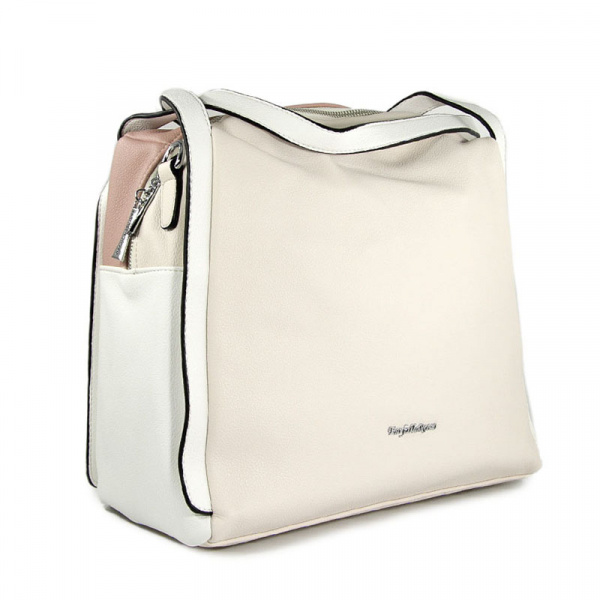 Сумка женская лето  <A3239-L бел+роз/эко к>