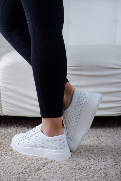 Кеды женские лето <DXT53-1 бел/к>