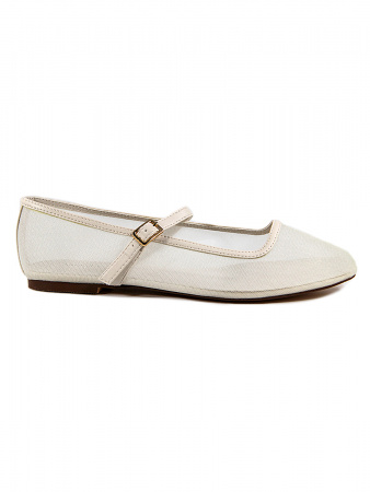 Балетки женские <EL-008-beige бежевый/к+з>